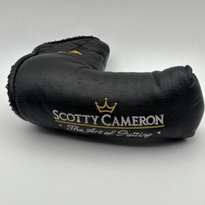 Scotty Cameron Titleist 1998 "The Art of Putting" Headcover Black Leather